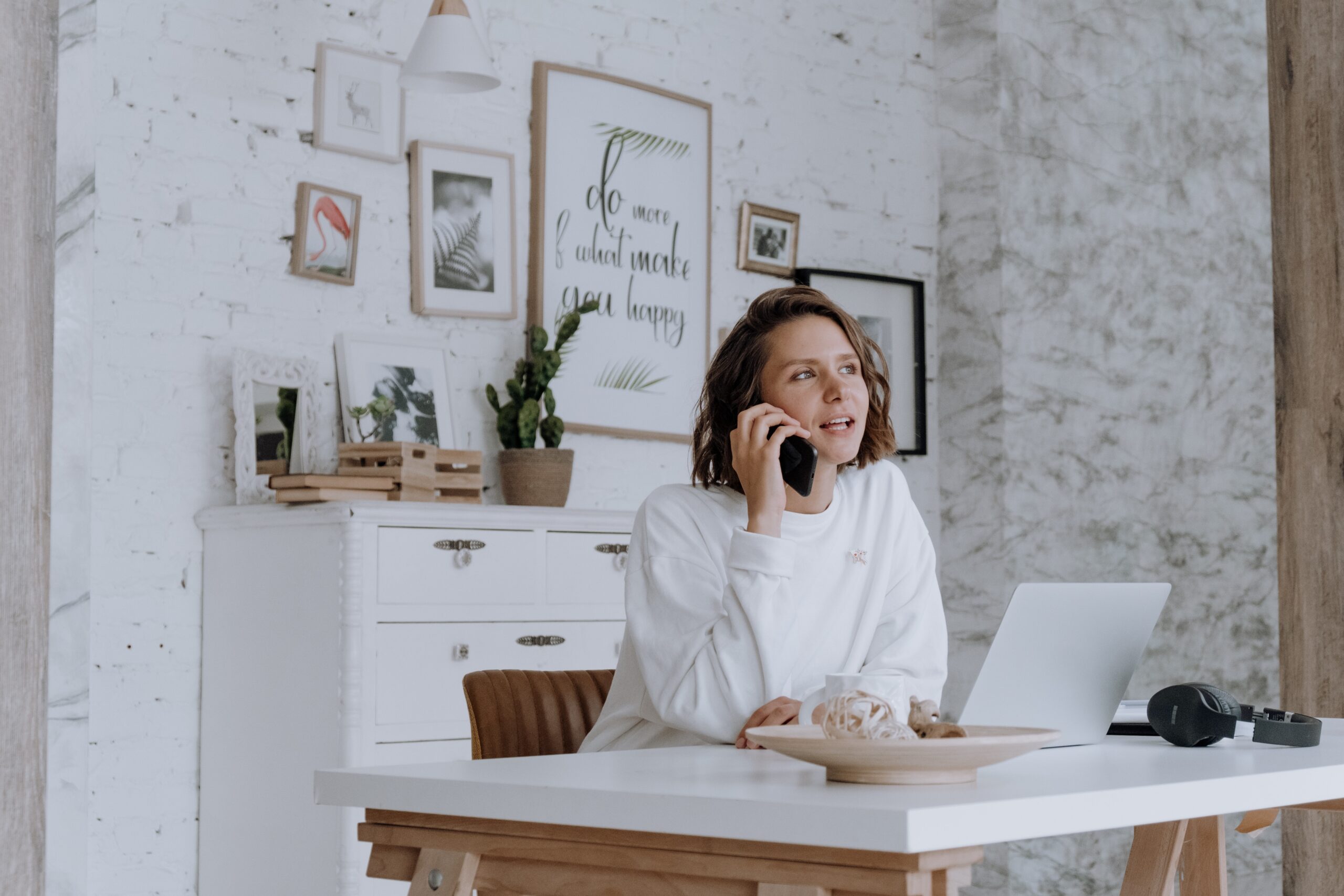 Women on cell phone